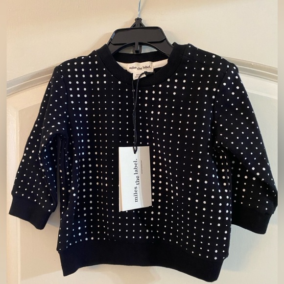 miles the label Other - miles the label black sweatshirt - 9m - NWT